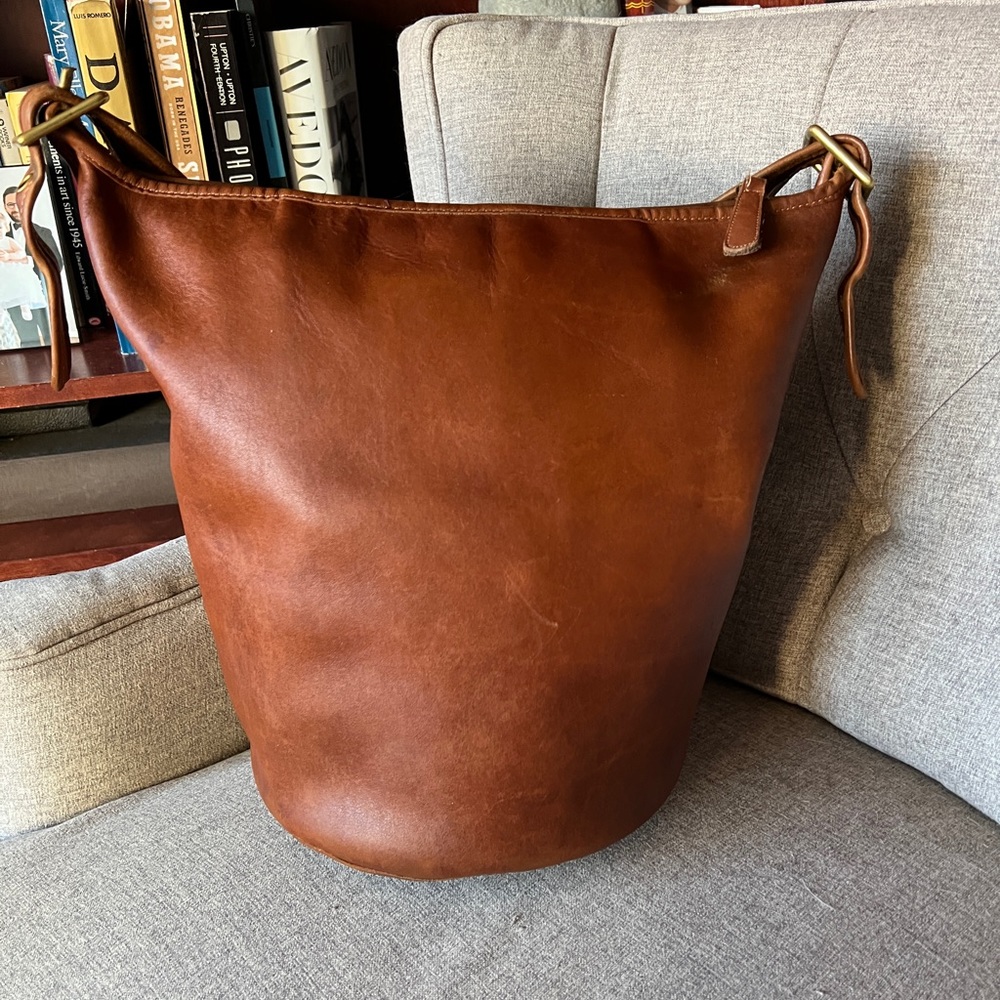 Coach Vintage XL Bucket Shoulder Bag NYC